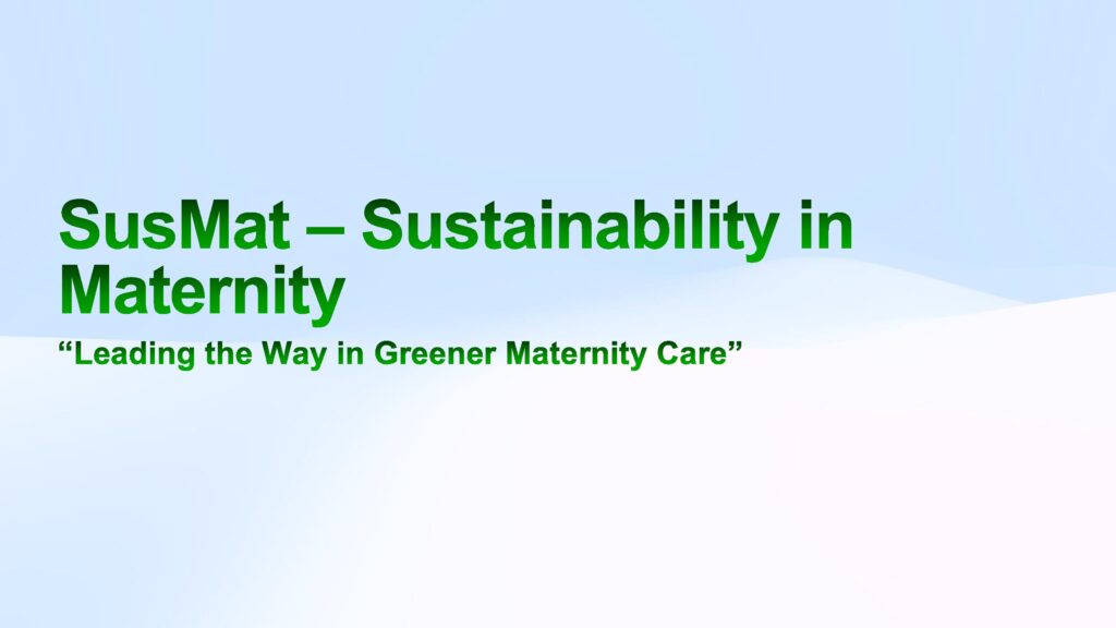 thumbnail of Sustainability in Maternity Services