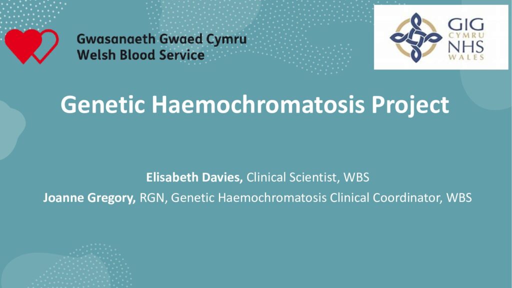 thumbnail of Genetic Haemochromatosis Project 